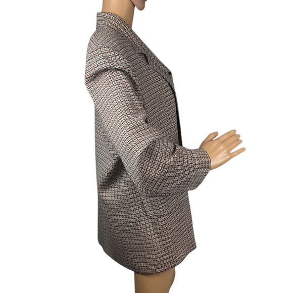 Vintage MISSONI Women’s Single Button Wool Blazer Jacket  Shoulder Pads Size 14 - Picture 4 of 11